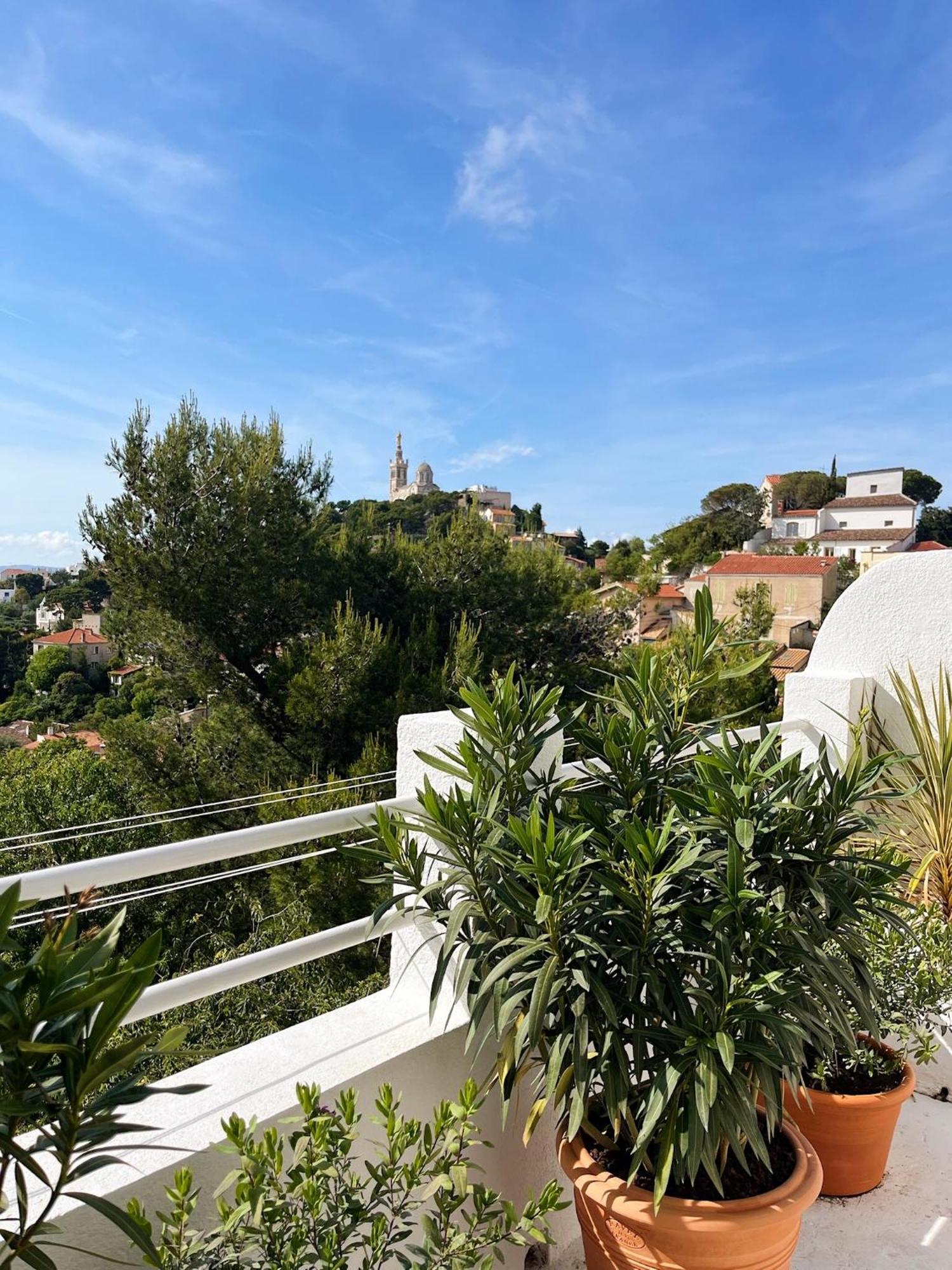 Charmant Studio-Terrasse Vue Mer Marseille Exteriör bild